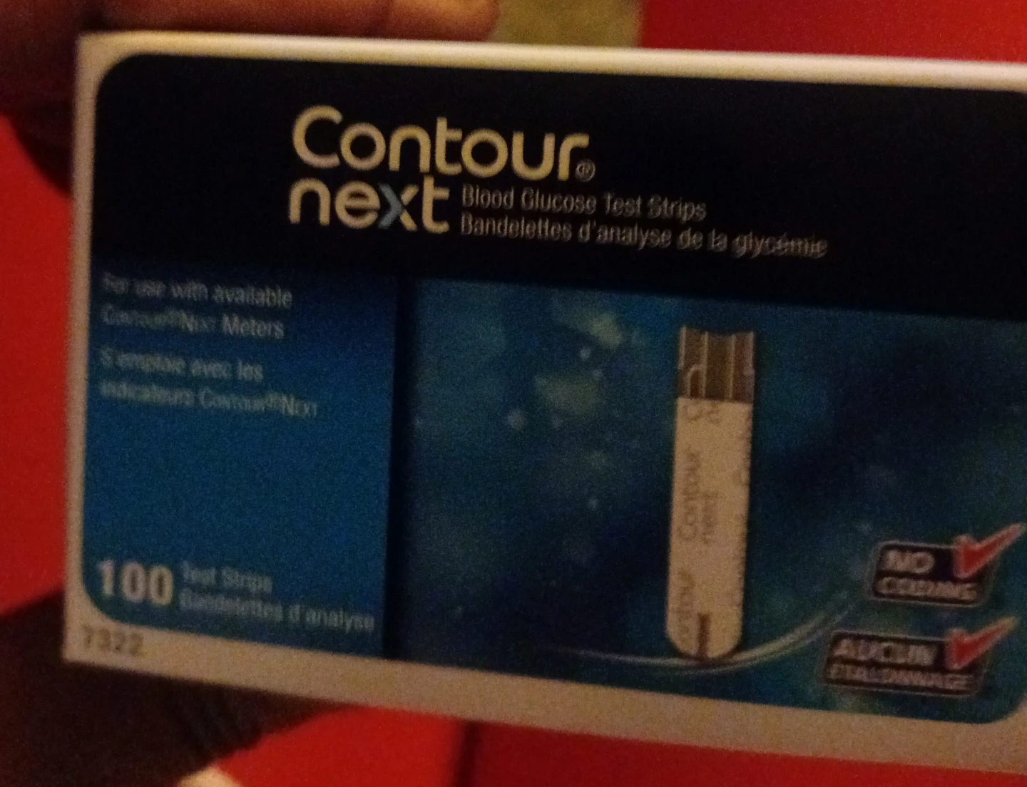 Contour Next Blood Glucose Test Strips - 100 Count