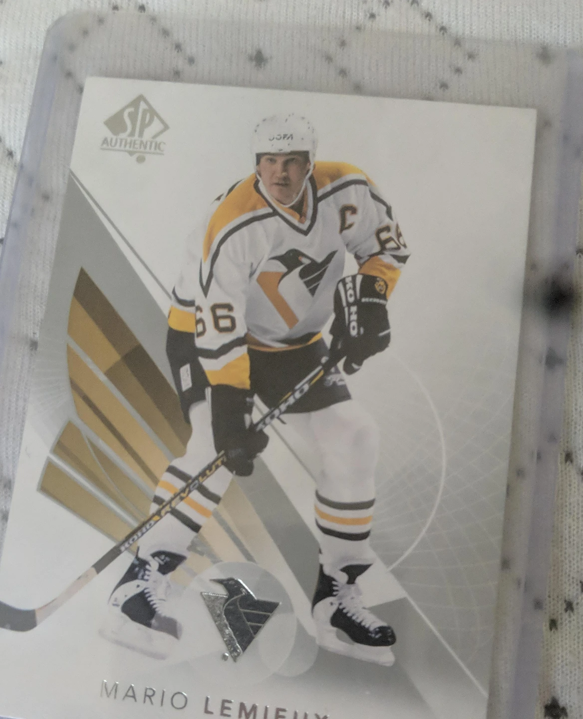 2017-18 Upper Deck SP Authentic Hockey Card - Mario Lemieux #97