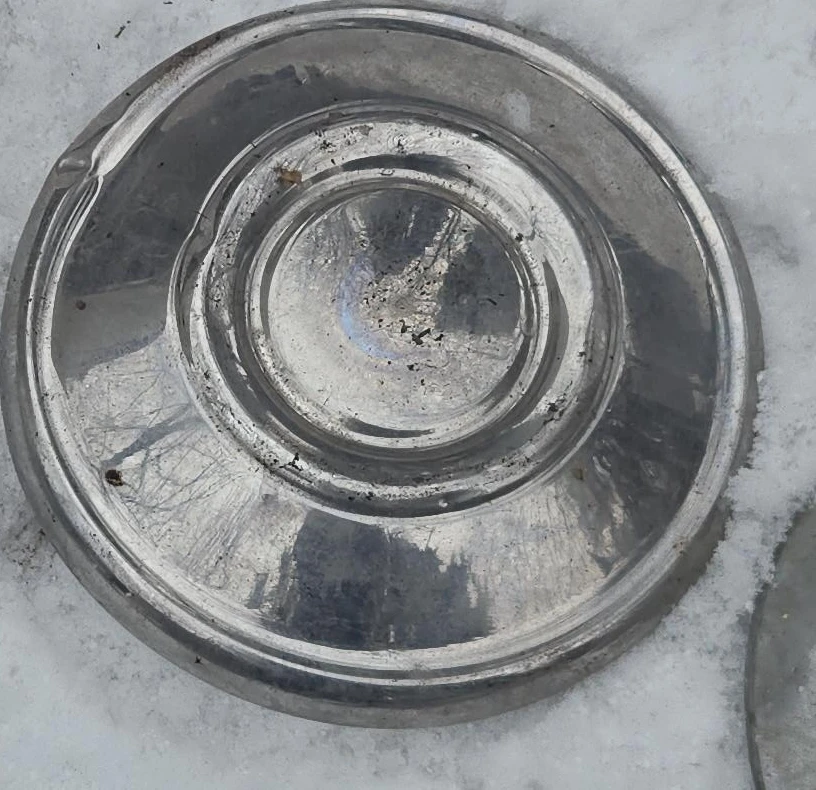 Vintage Chrome Hubcap