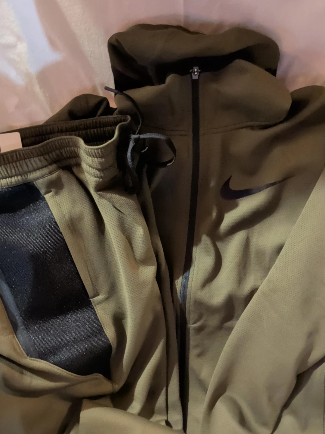 Nike Therma-FIT Hooded Tracksuit - Olive Green