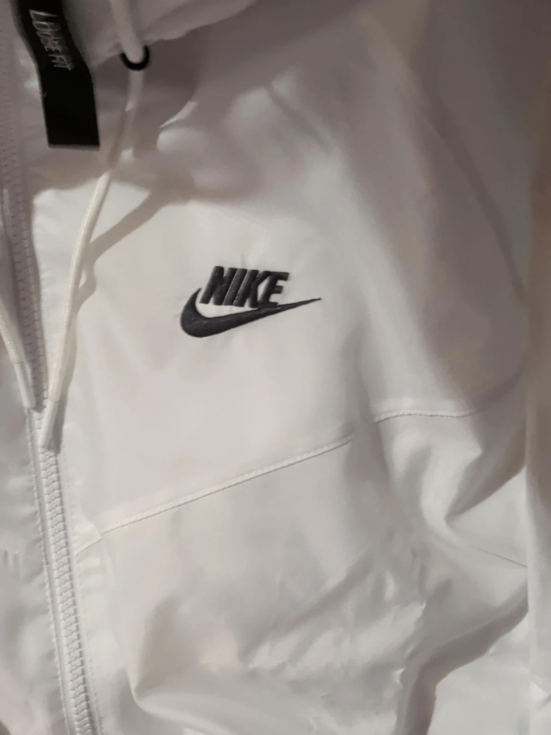 Nike White Windrunner Jacket
