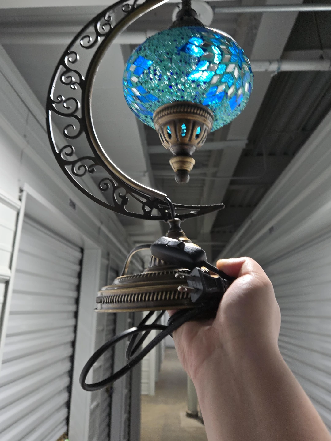 Mosaic Globe Table Lamp