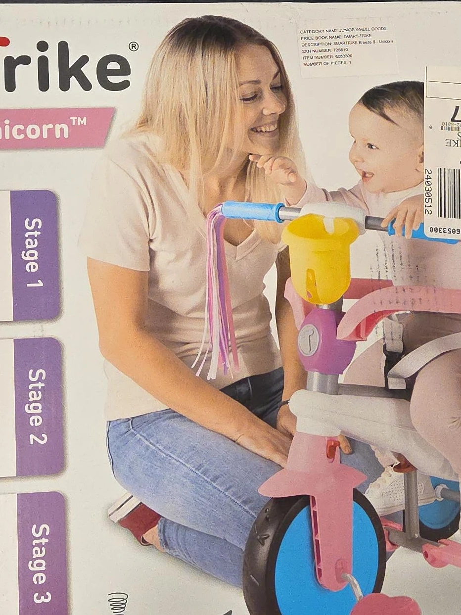 Smarti-Trike Breeze S Unicorn Tricycle 15-36M