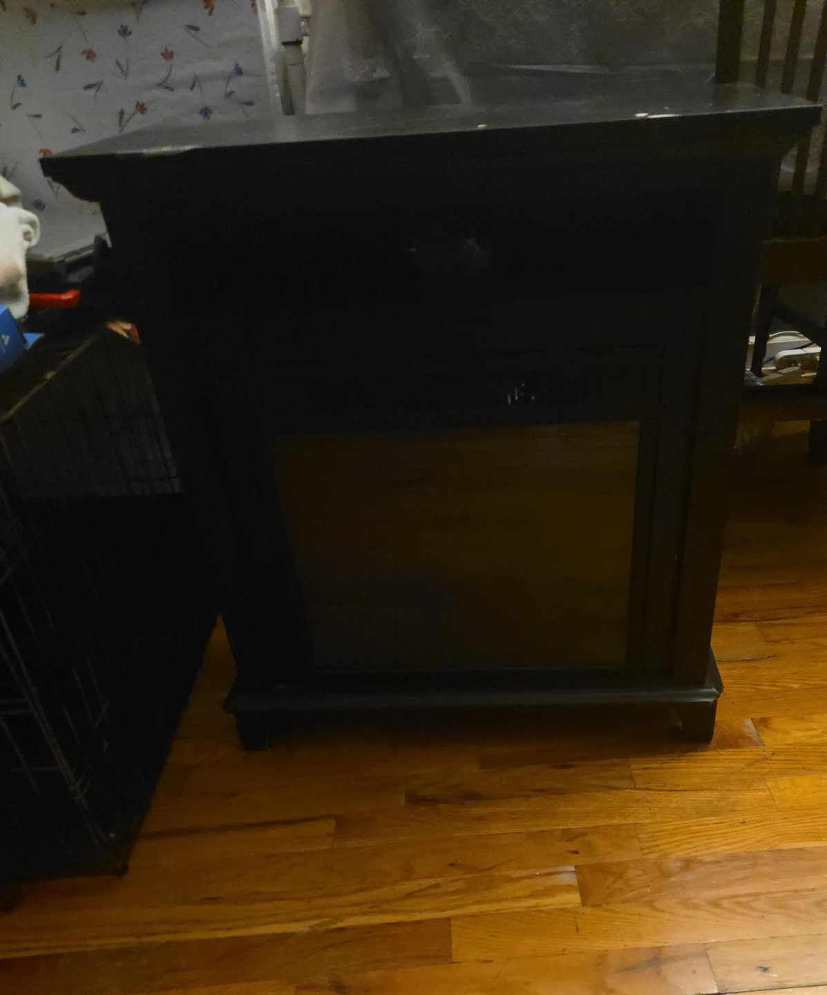 Black Wood Console Table