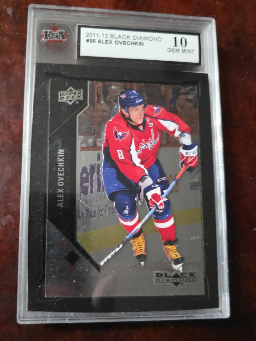 2011-12 Black Diamond Alex Ovechkin #96 Hockey Card