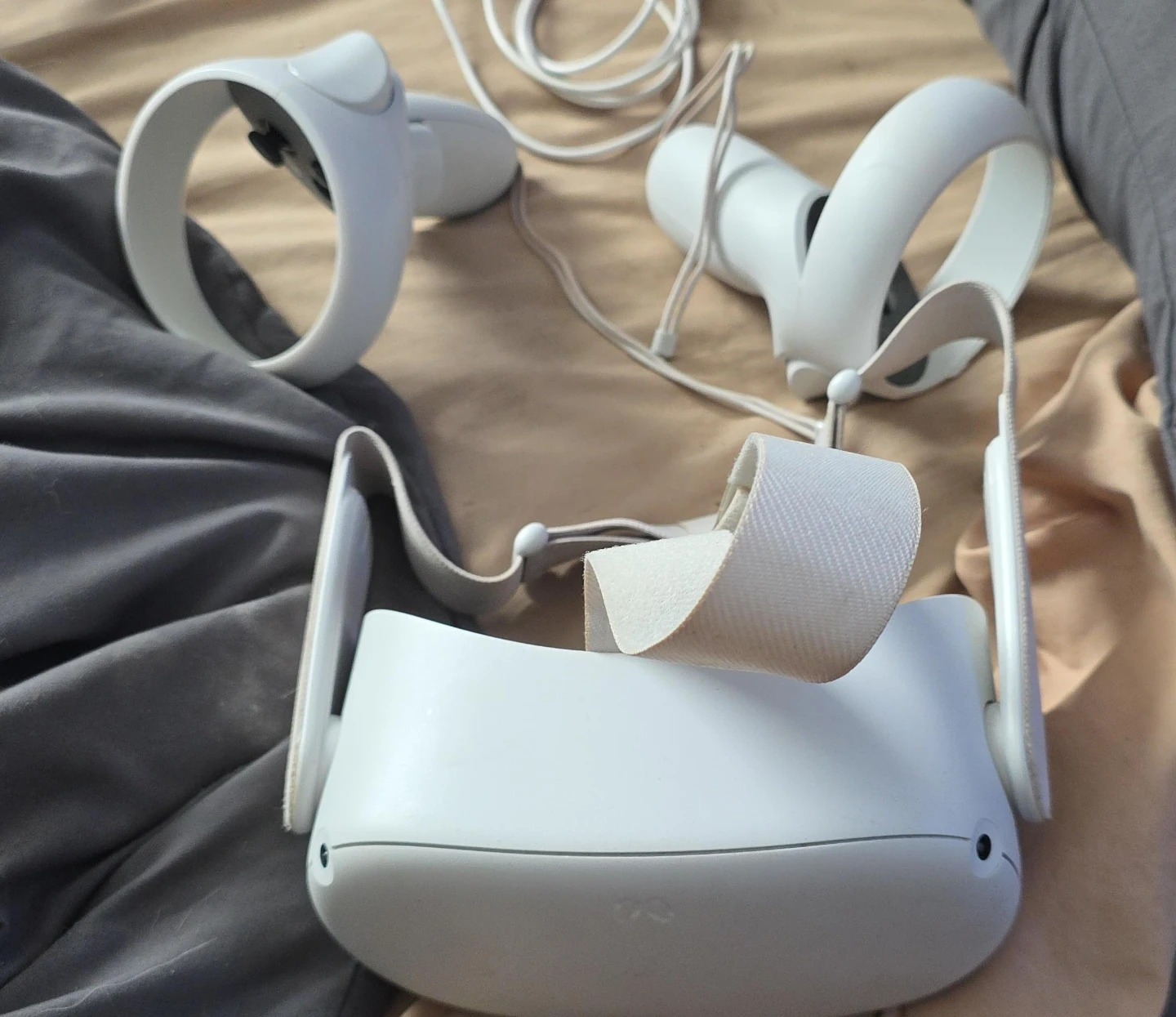 Meta Quest 2 VR Headset and Controllers