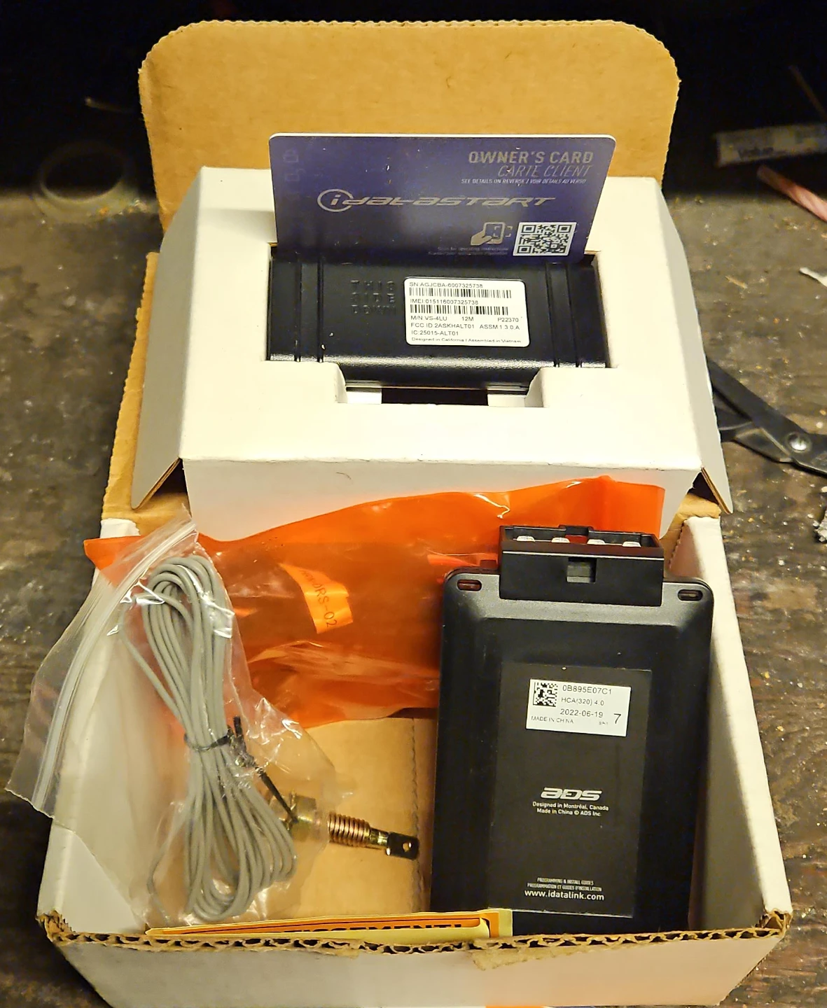 iDatastart ADS VS-4LU Remote Car Starter Module