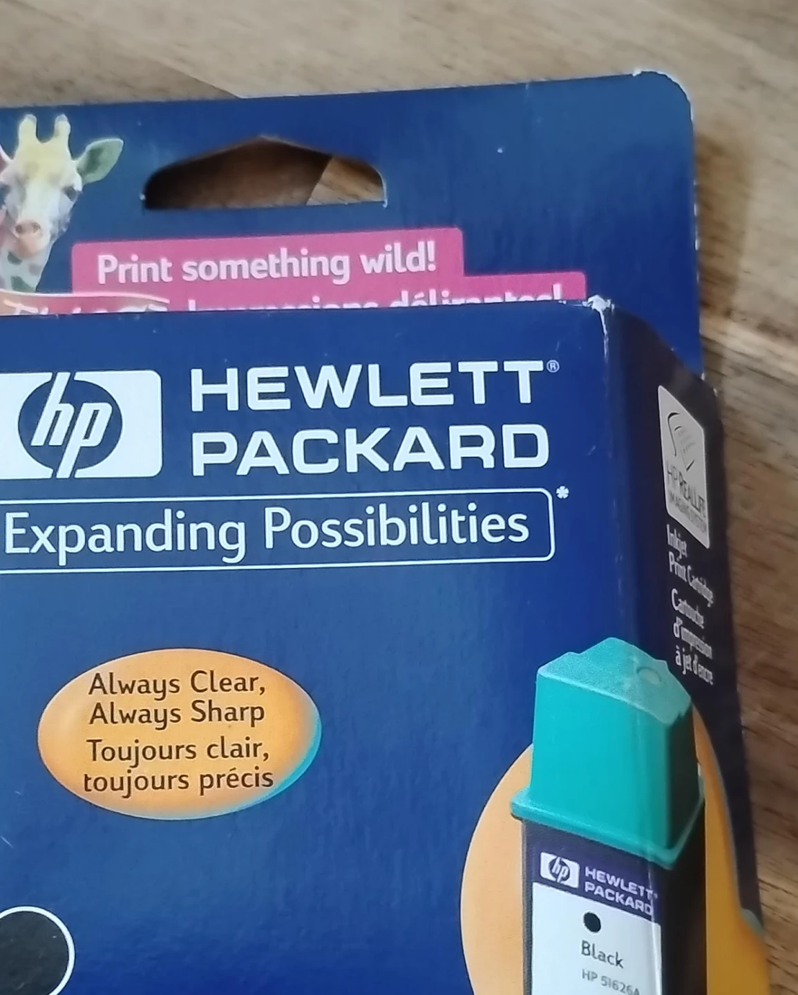 HP Hewlett Packard Black Ink Cartridge HP 51626A