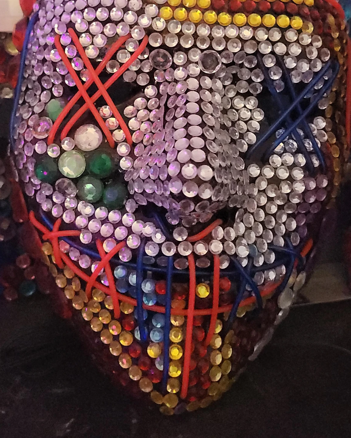 Sparkly LED Mask I Customized Myself