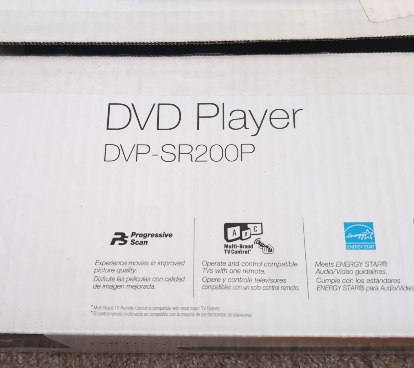 Sony DVP-SR200P DVD Player
