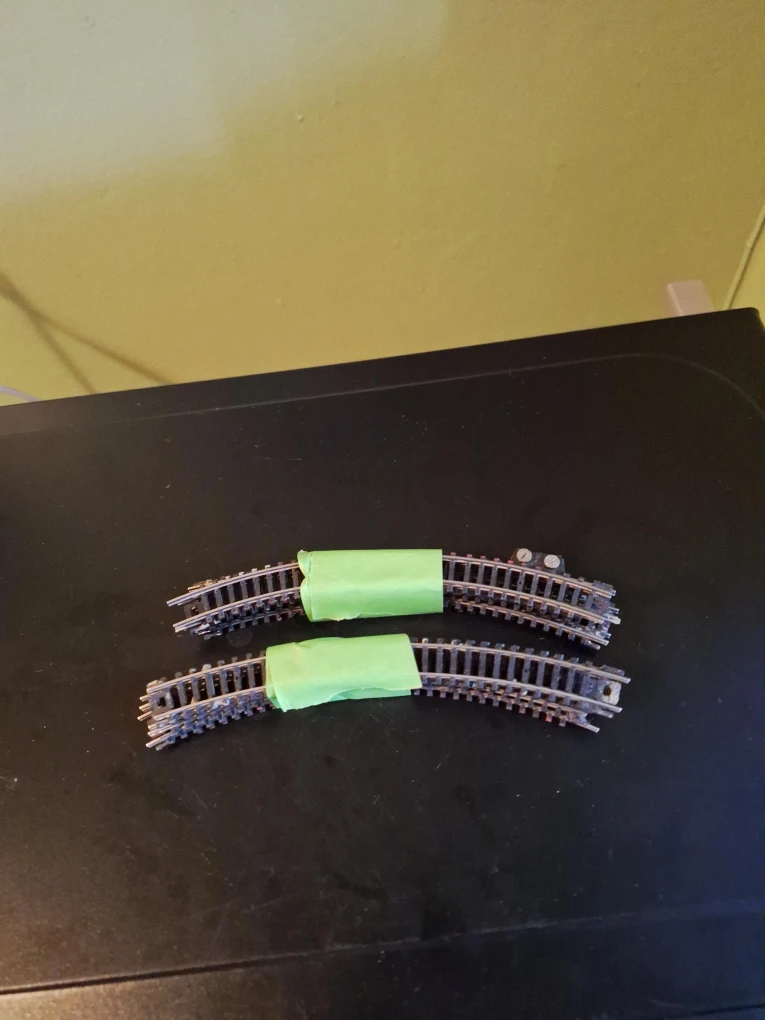 10 Atlas Curved N scale  Model Train Tracks
