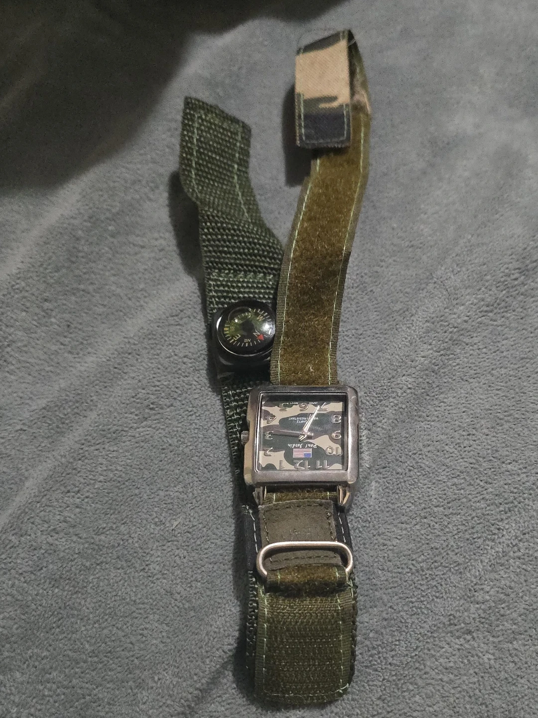Paul Jardin Camo Quartz Watch with compass