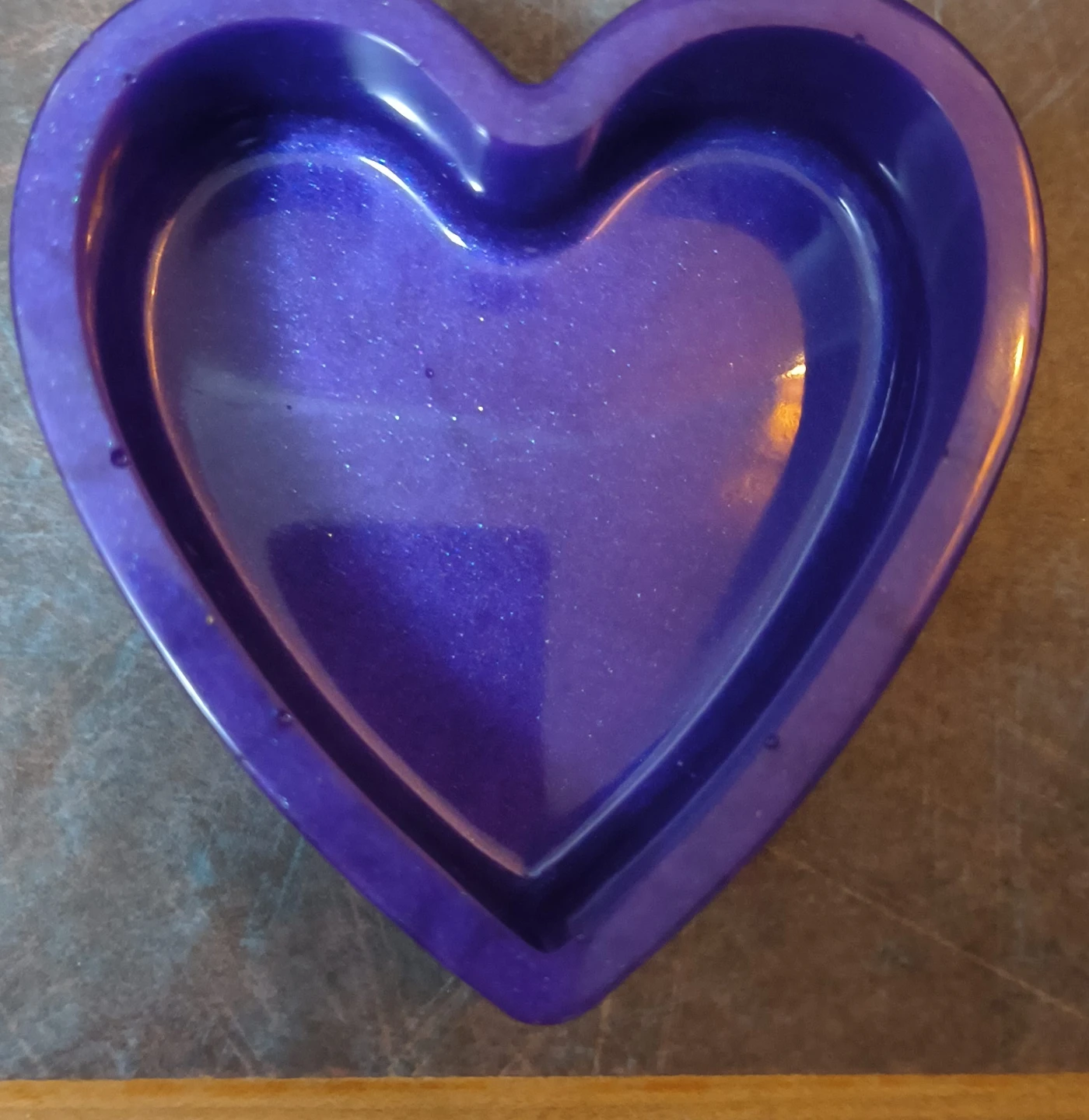 Purple Heart Trinket Dish