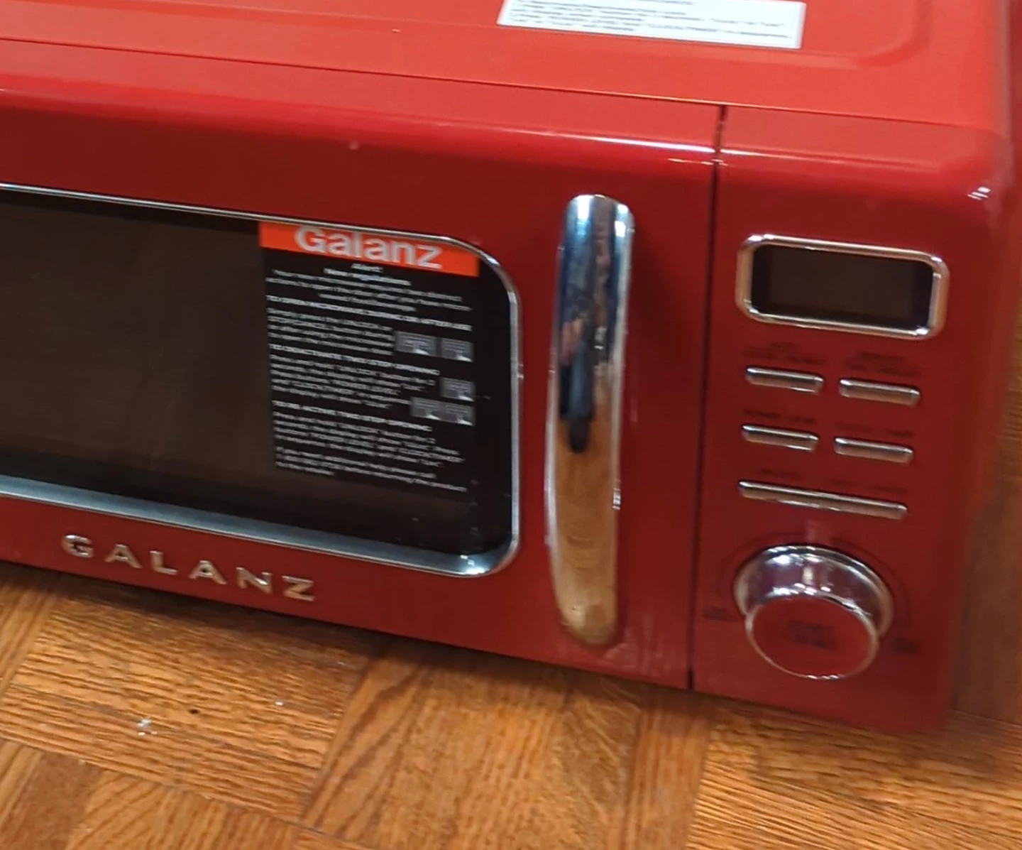 Galanz Red Retro Microwave