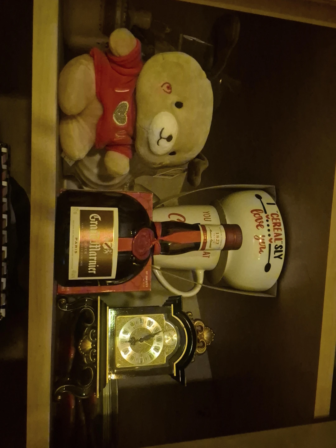 Grand Marnier Liqueur with Mug and Teddy Bear