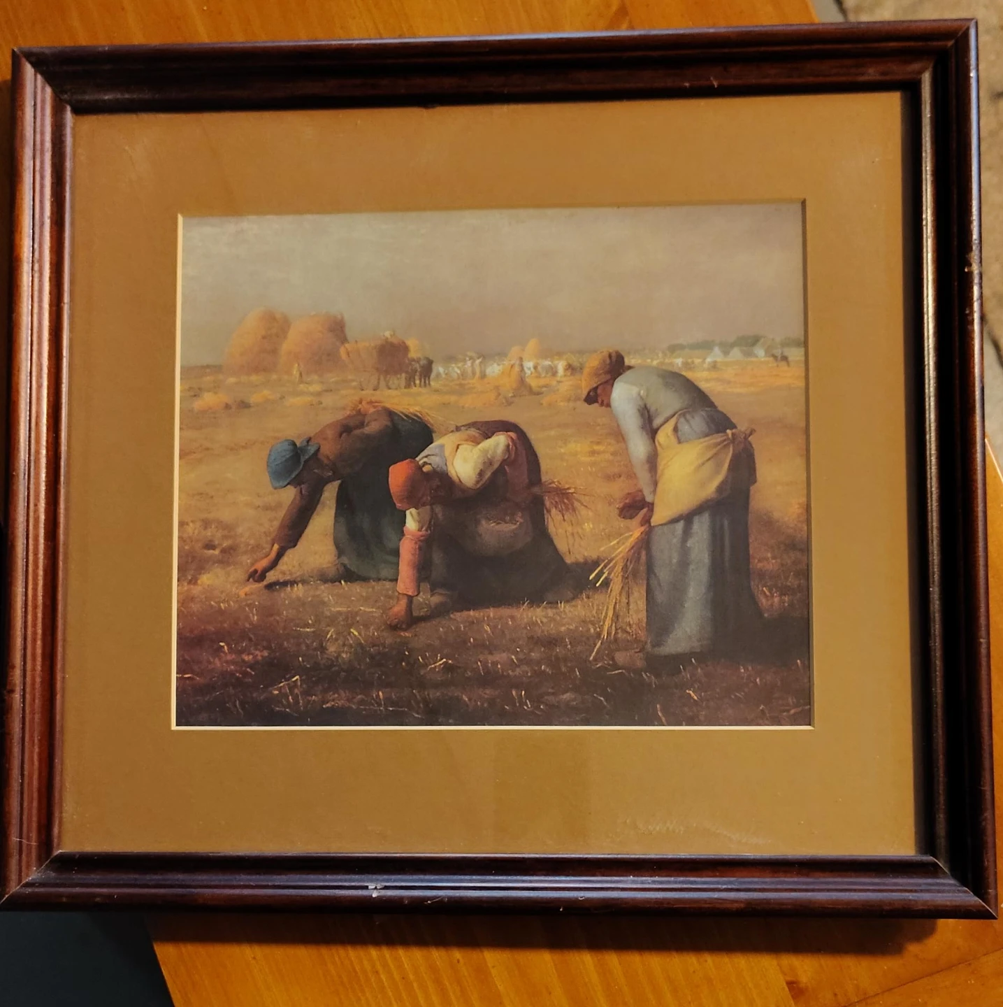 Framed Print of The Gleaners by Millet