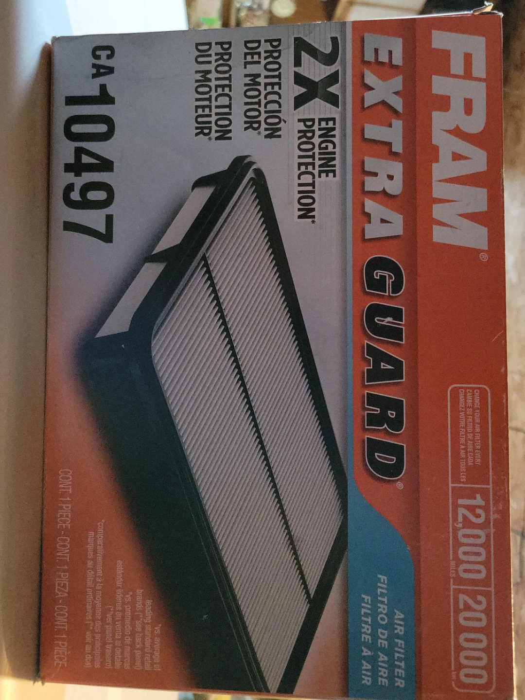 FRAM Extra Guard Engine Air Filter CA10497