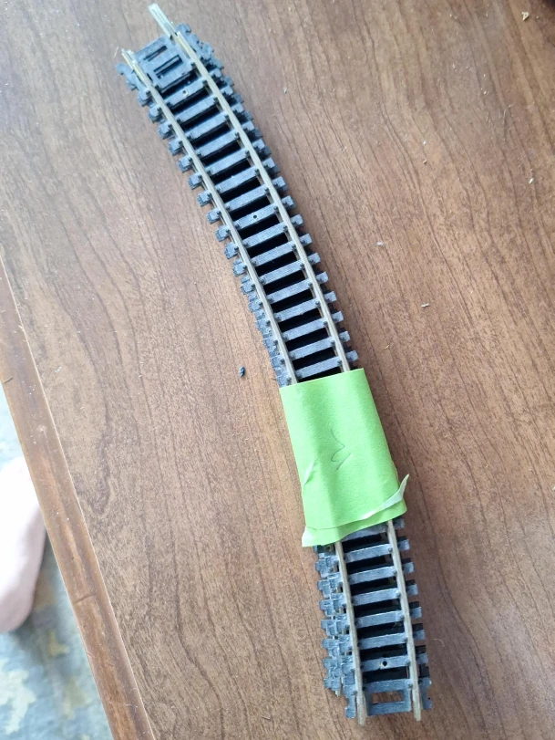 6 Model HO Scale Train Track Sections