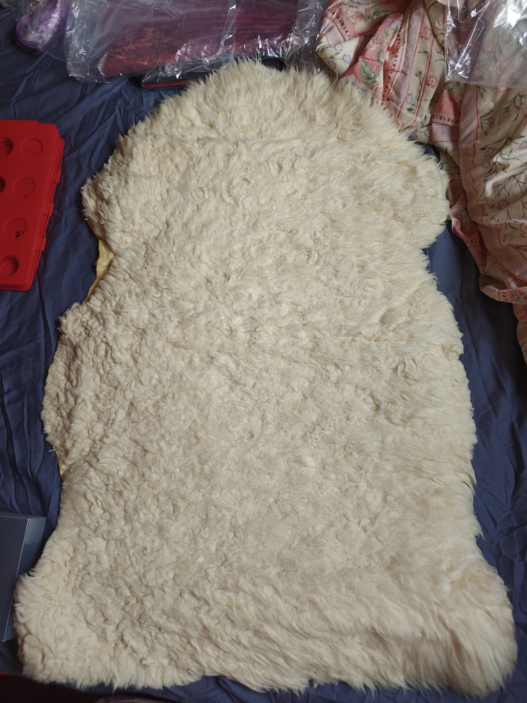 Cream Sheepskin Rug
