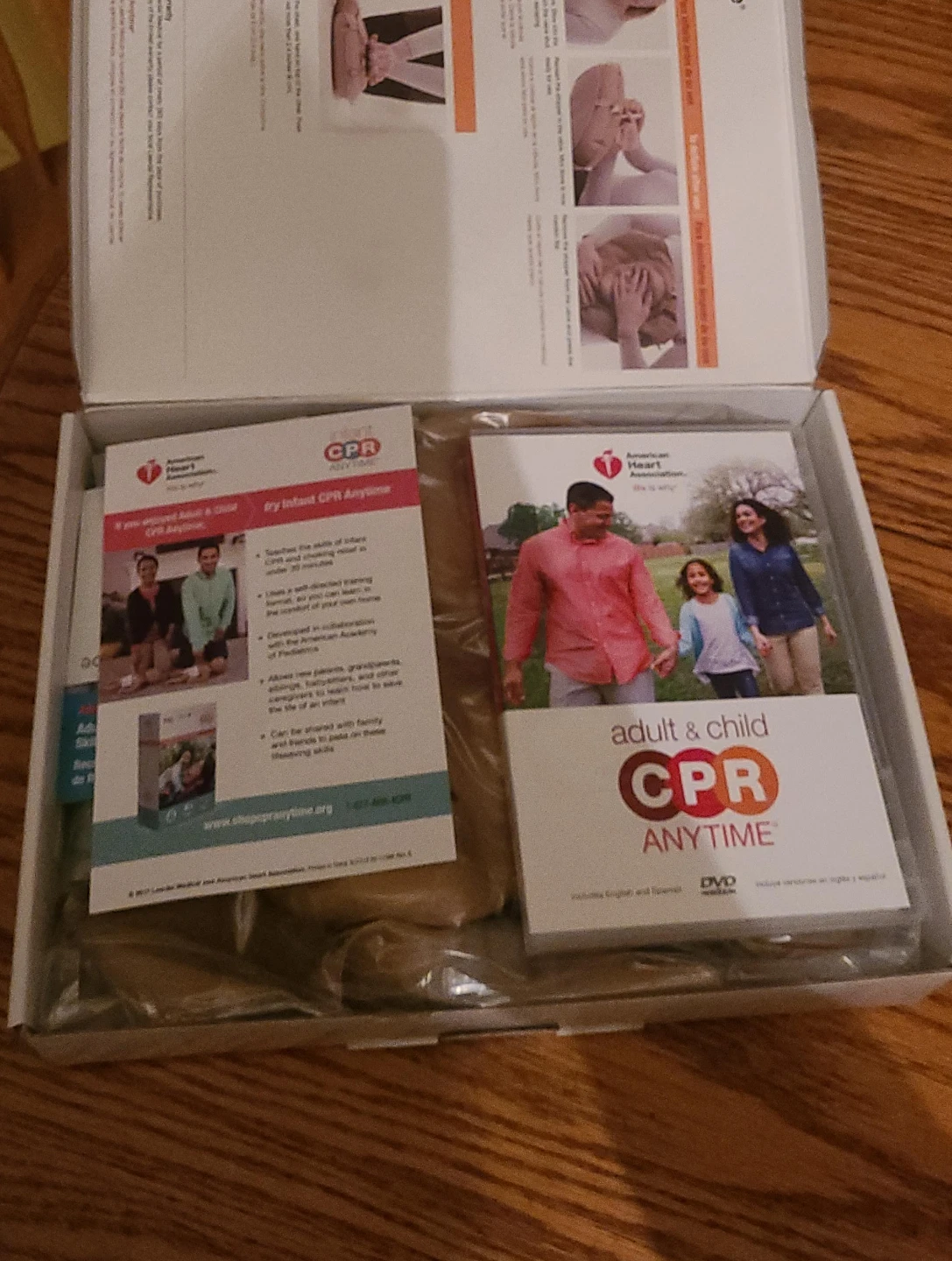 Cpr kit with dummy never used