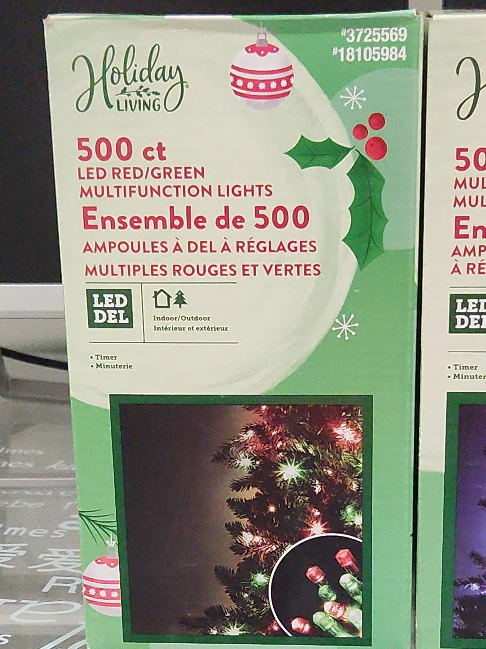 Holiday Living 500 ct LED Red/Green Multifunction Lights