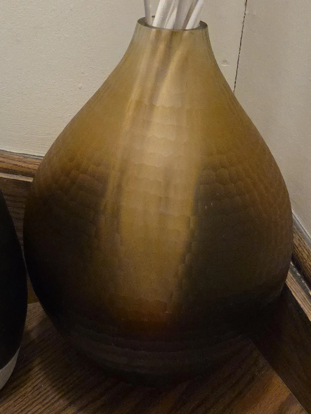 Brown Ombre Glass Vase