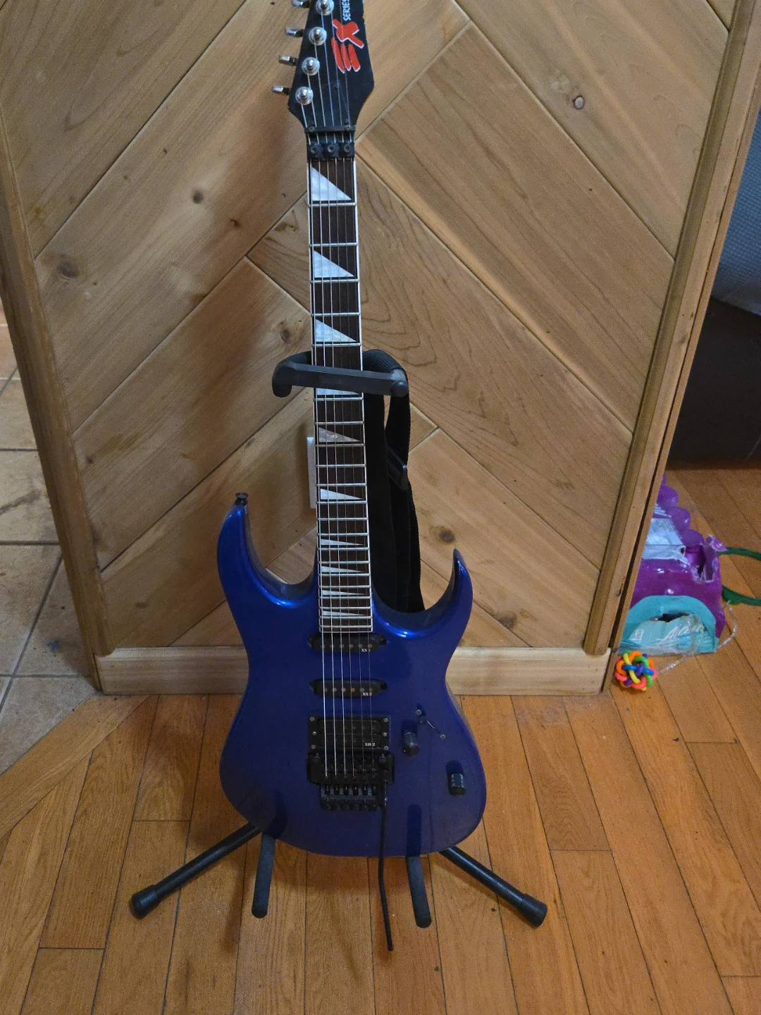 Blue Electric Guitar