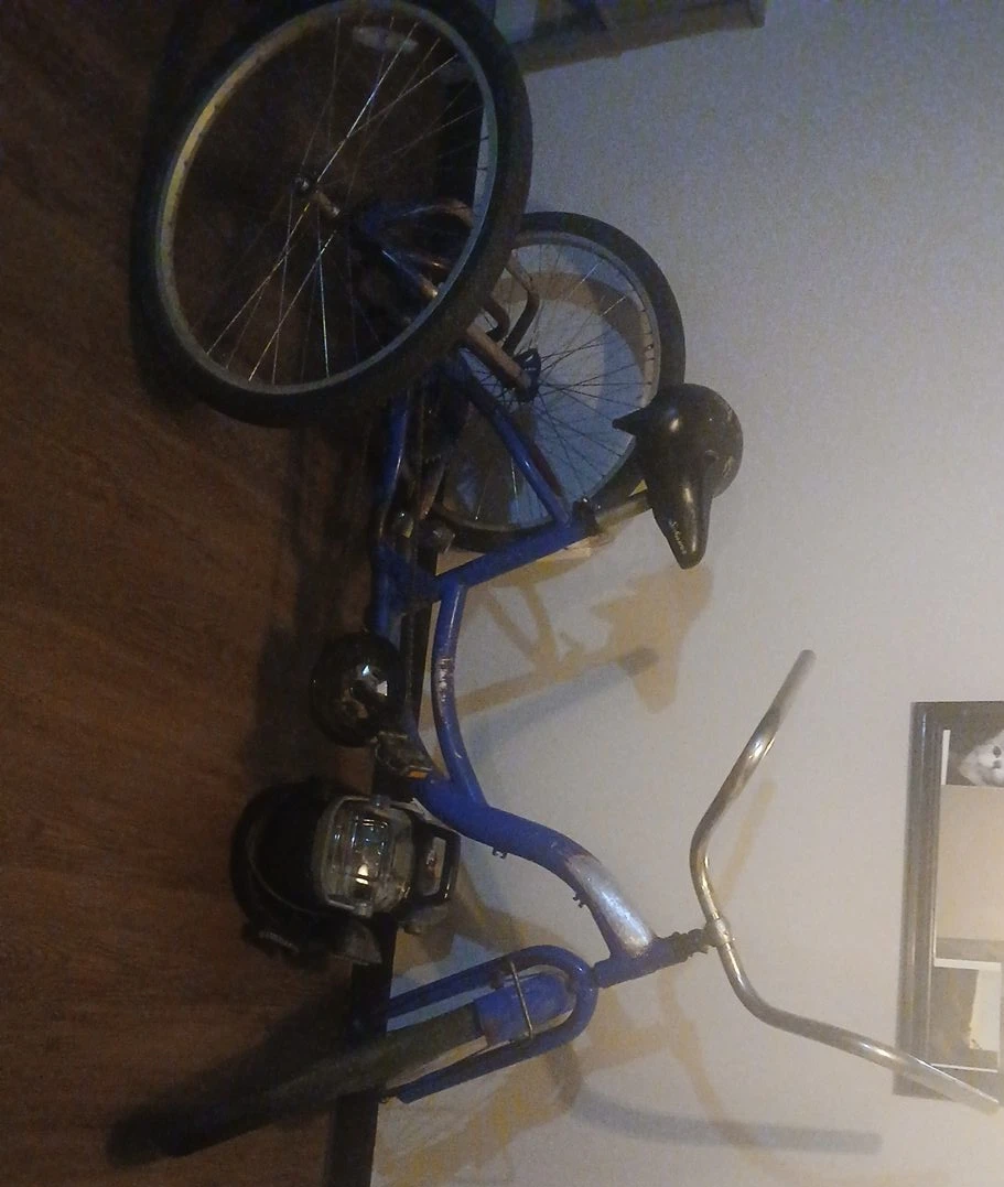 Blue Cruiser Bicycle