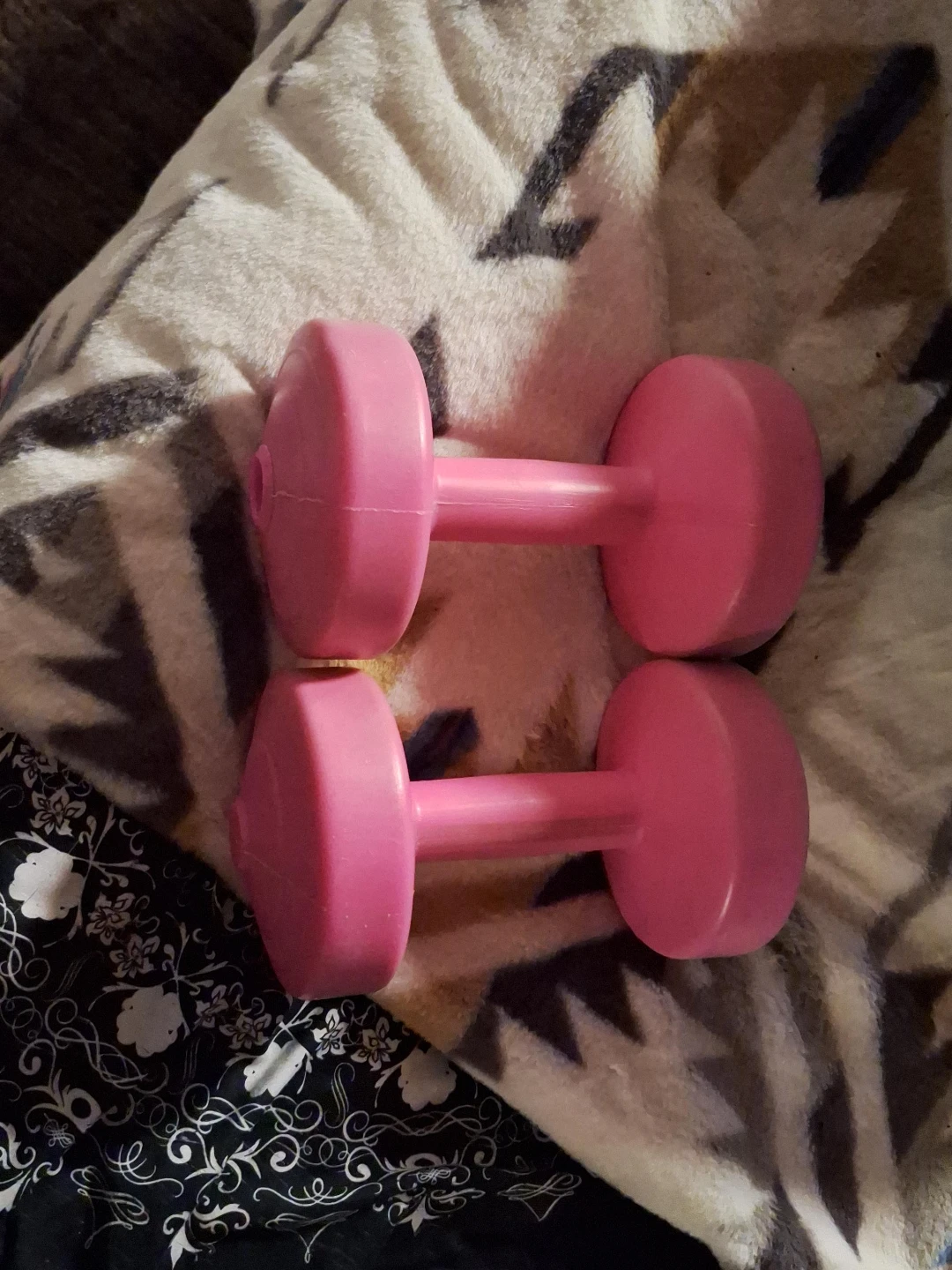 Pink Dumbbells (Pair) 5lbs each