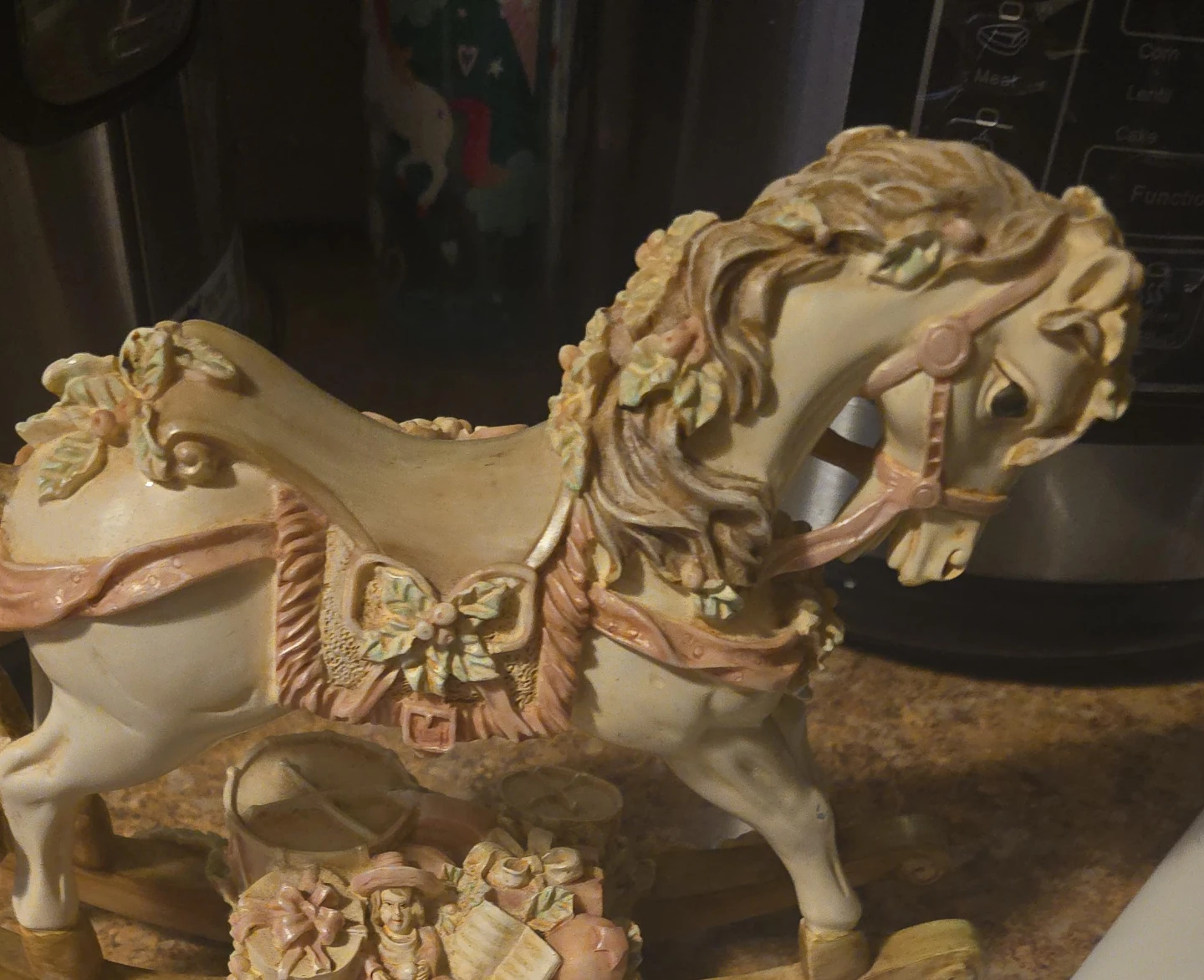 Decorative Rocking Horse Figurine