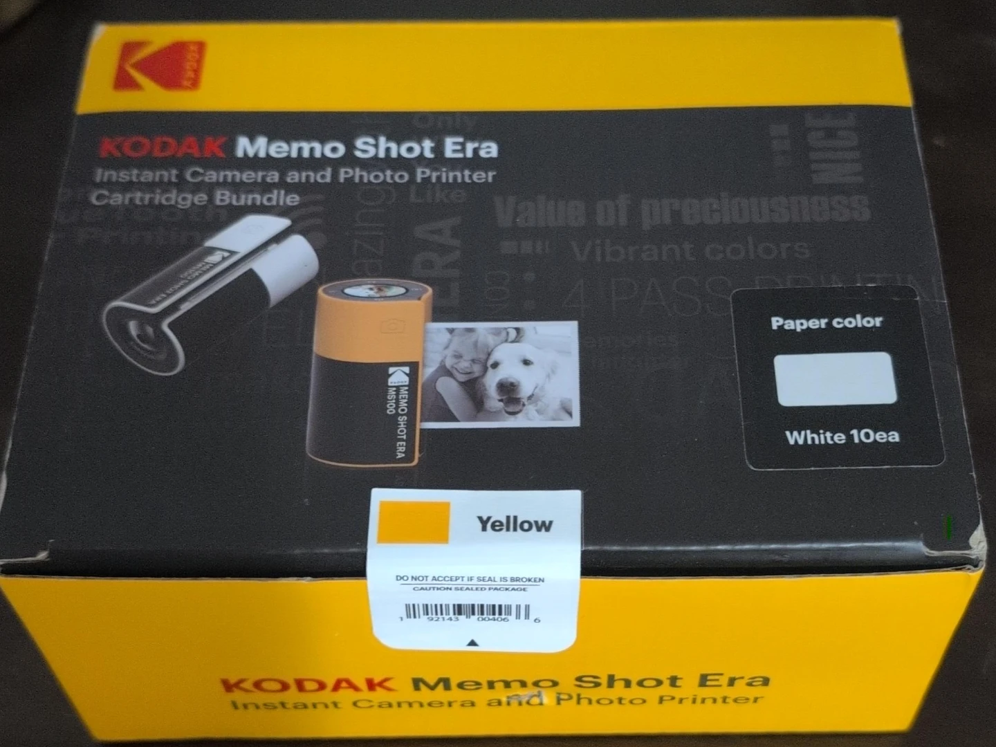 Kodak Memo Shot Era Instant Camera and Photo Printer