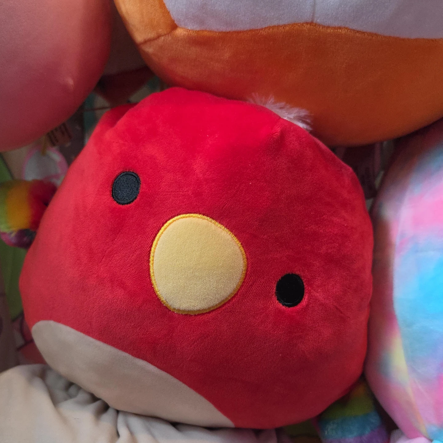 Squishmallow Red Mushroom Plush Toy