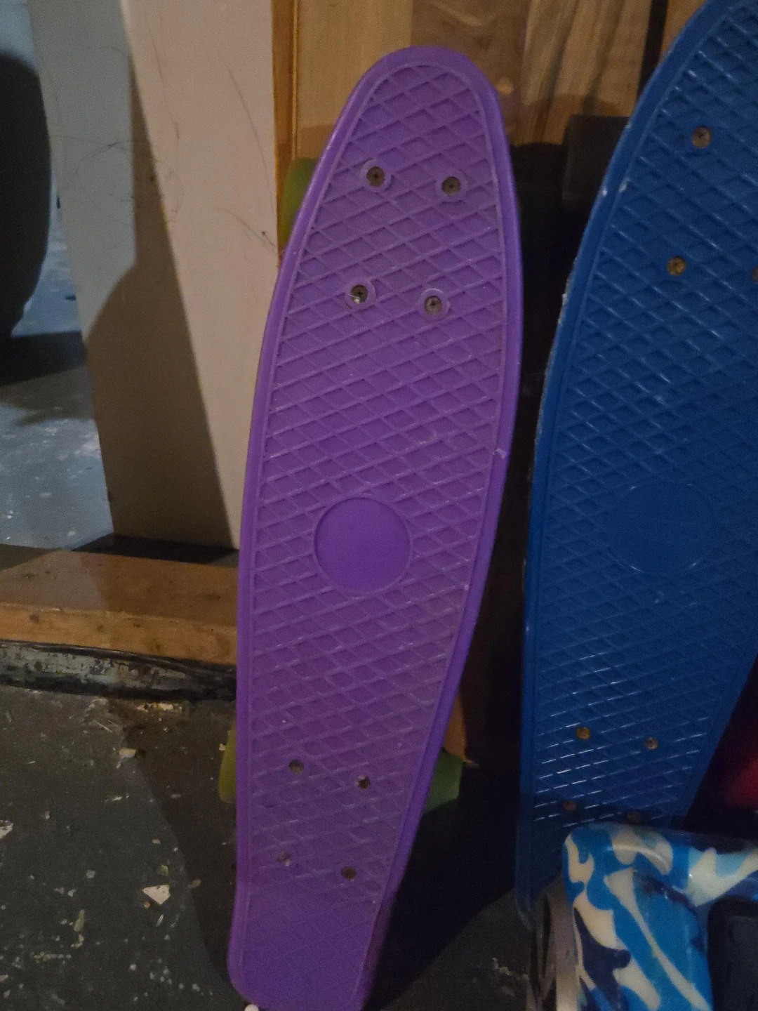Purple Penny Board Skateboard