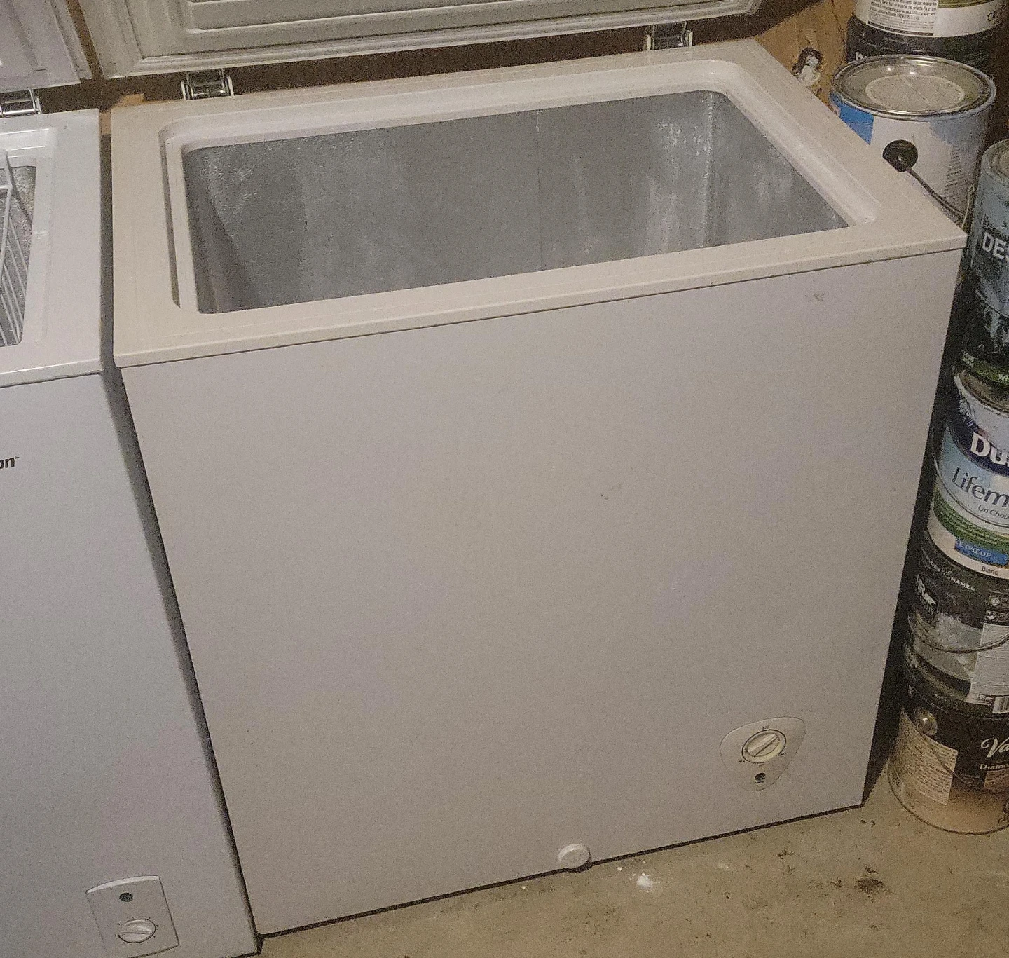 White Chest Freezer