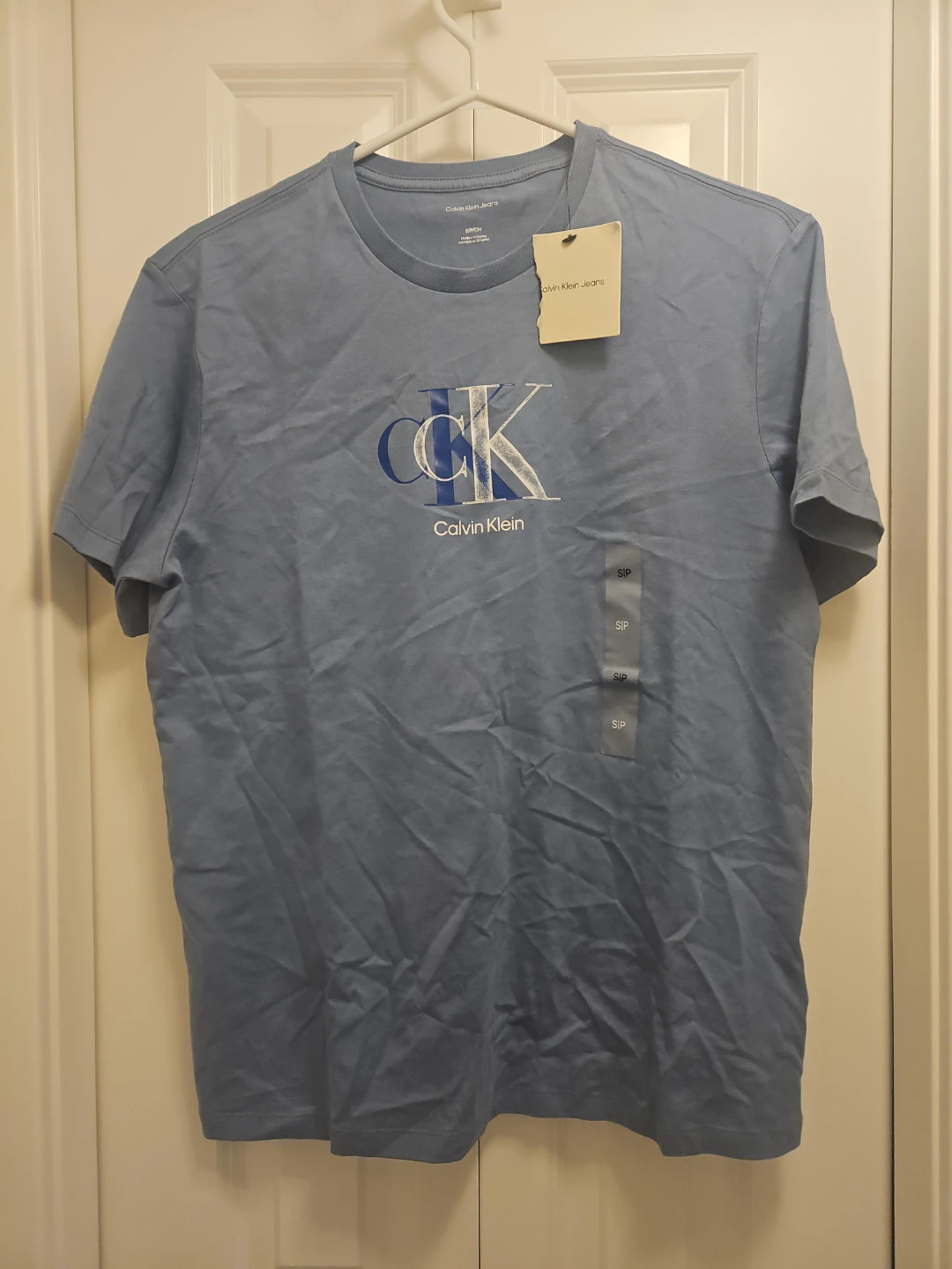 Calvin Klein Jeans Blue Graphic T-Shirt Size S