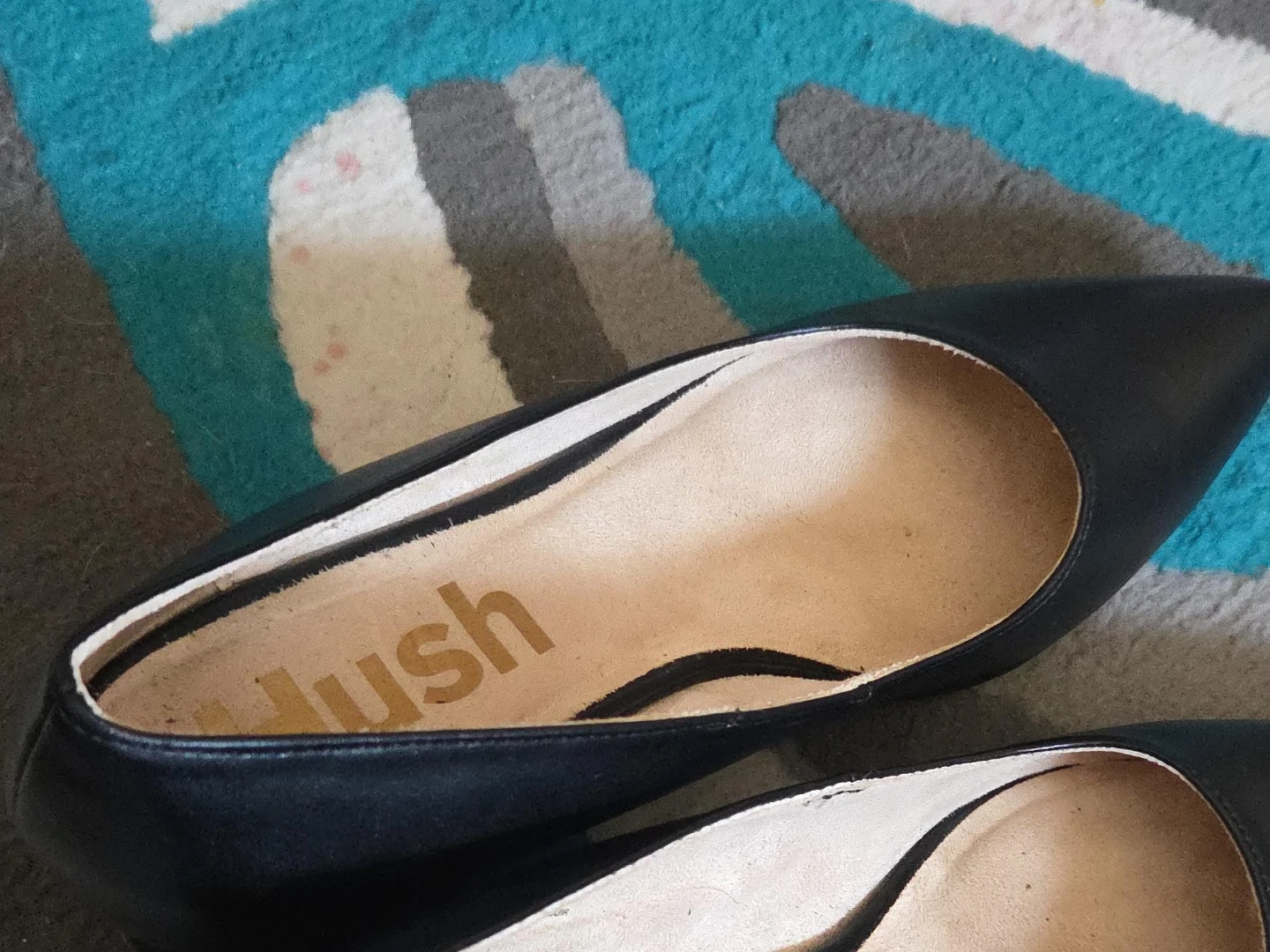 Hush Puppies Black Heels