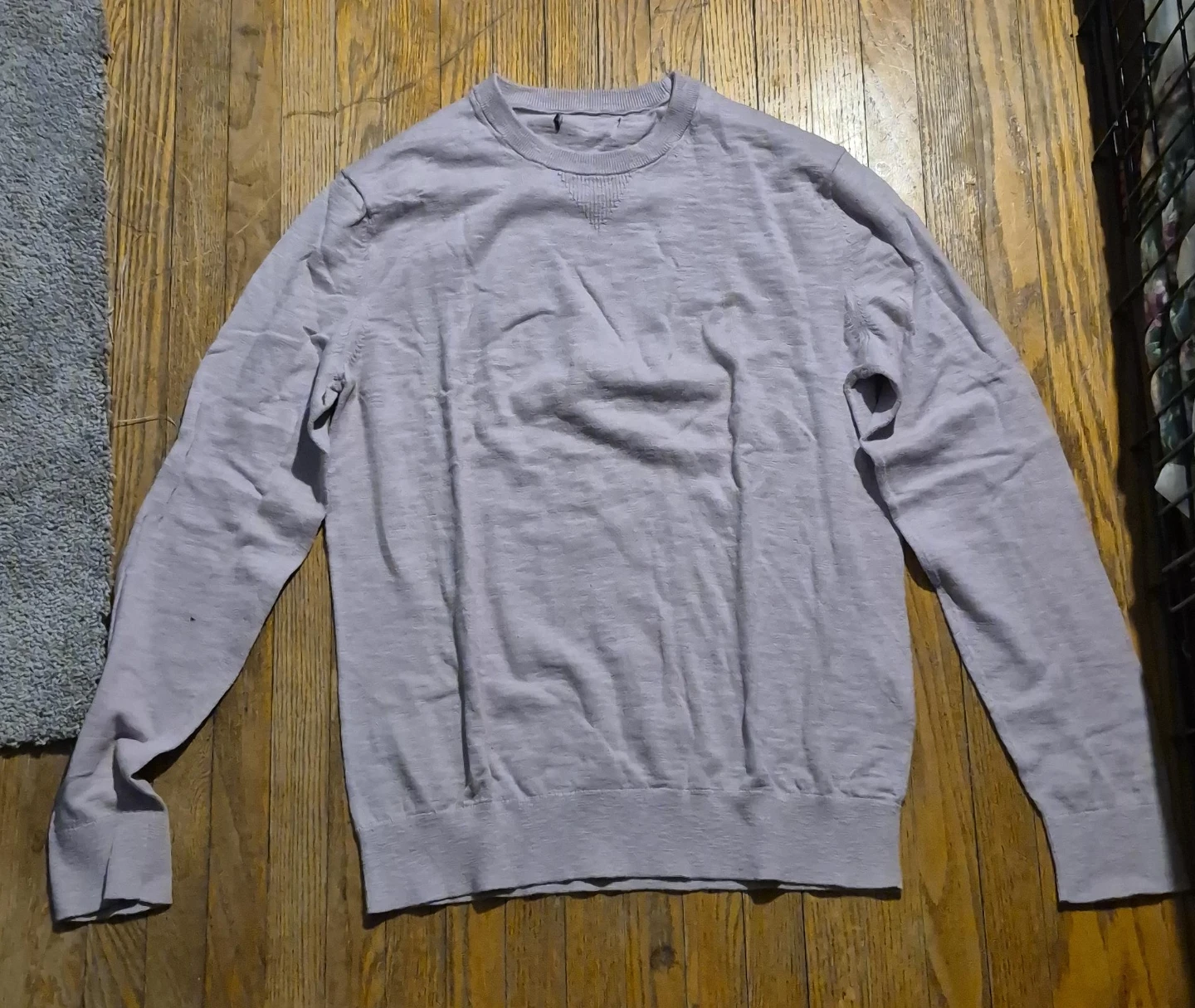 Light Purple Crew Neck Sweater