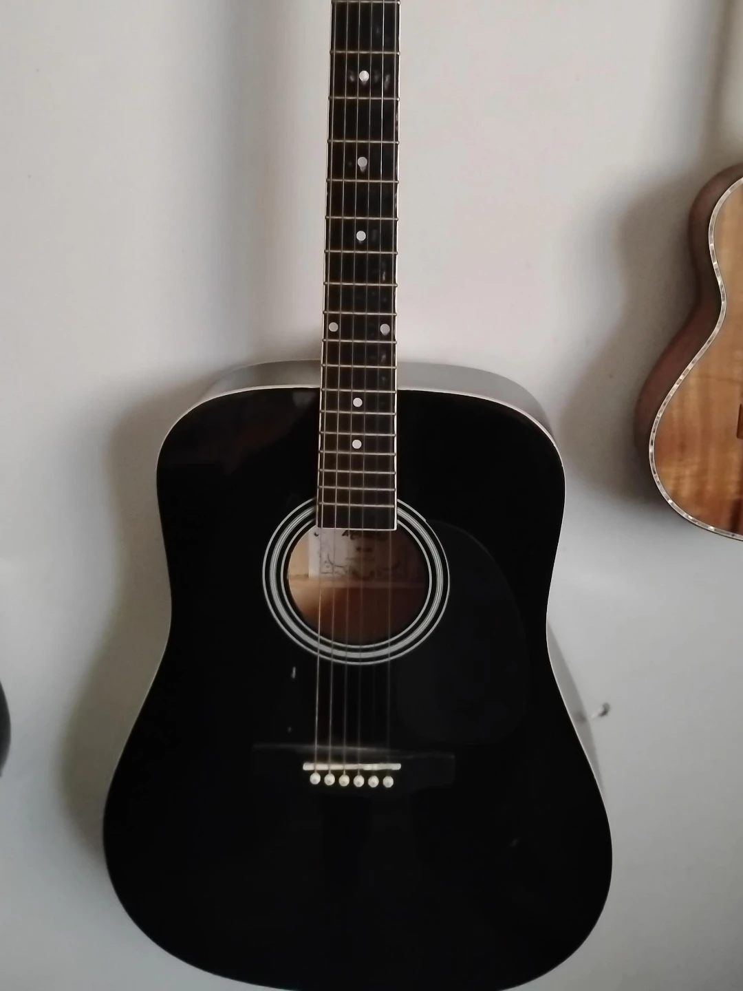 Black Acoustic Guitar