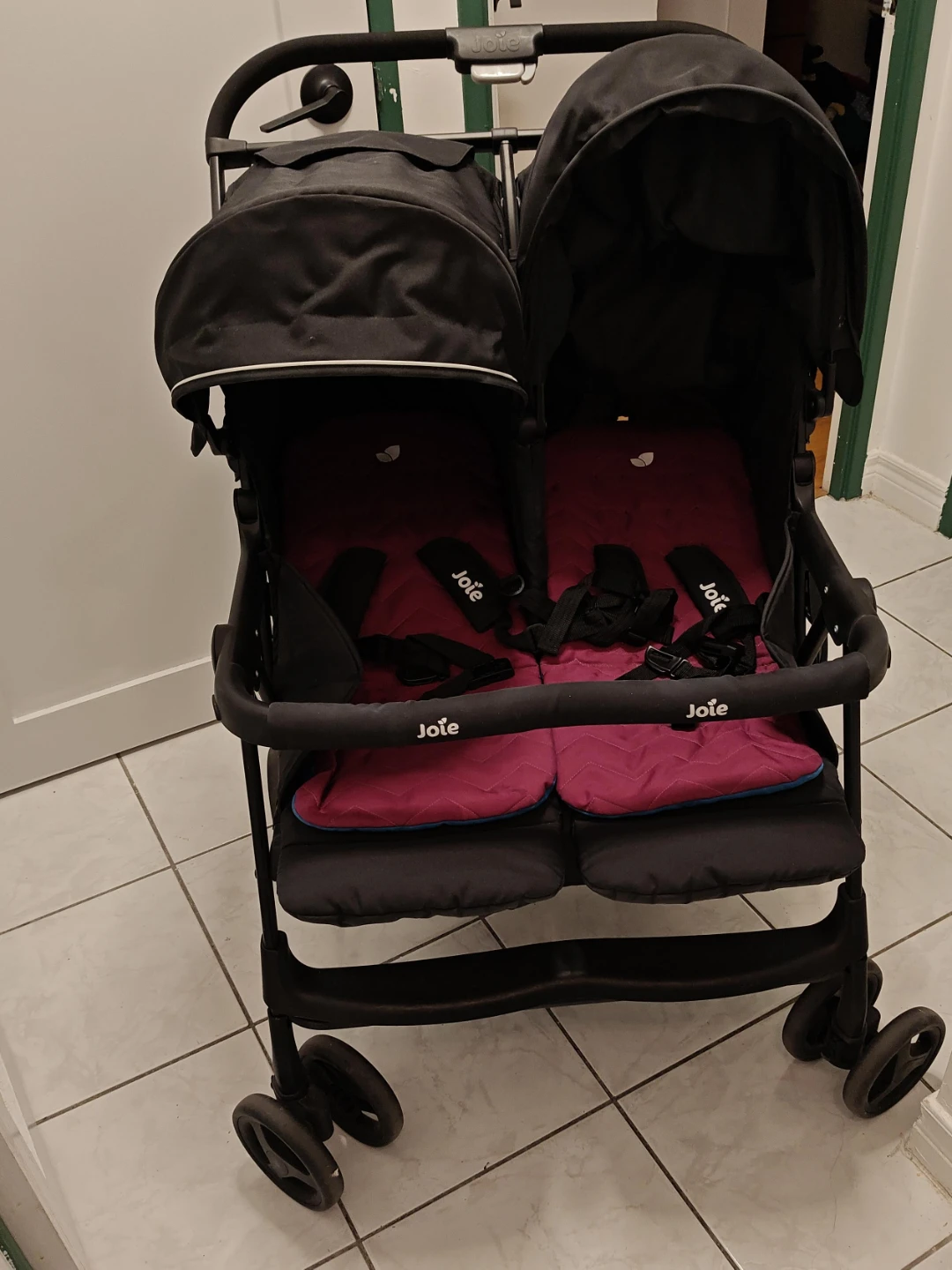 Joie Twin Double Stroller With Rain Cover