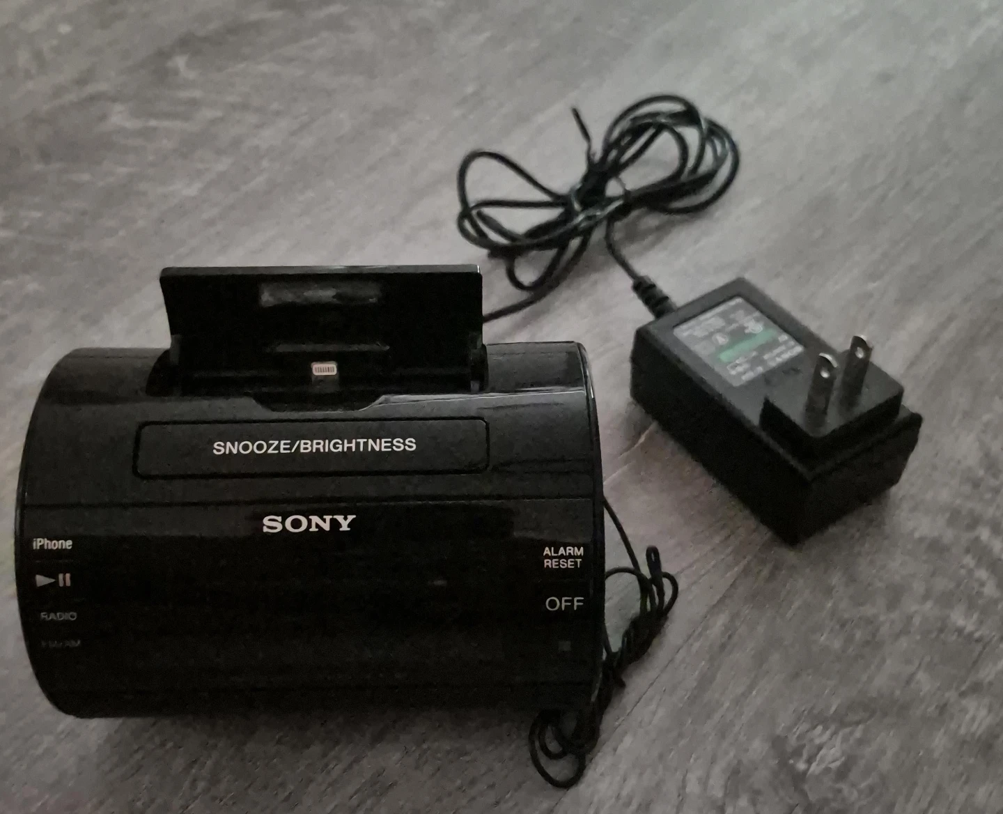 Sony Clock Radio with iPhone Dock