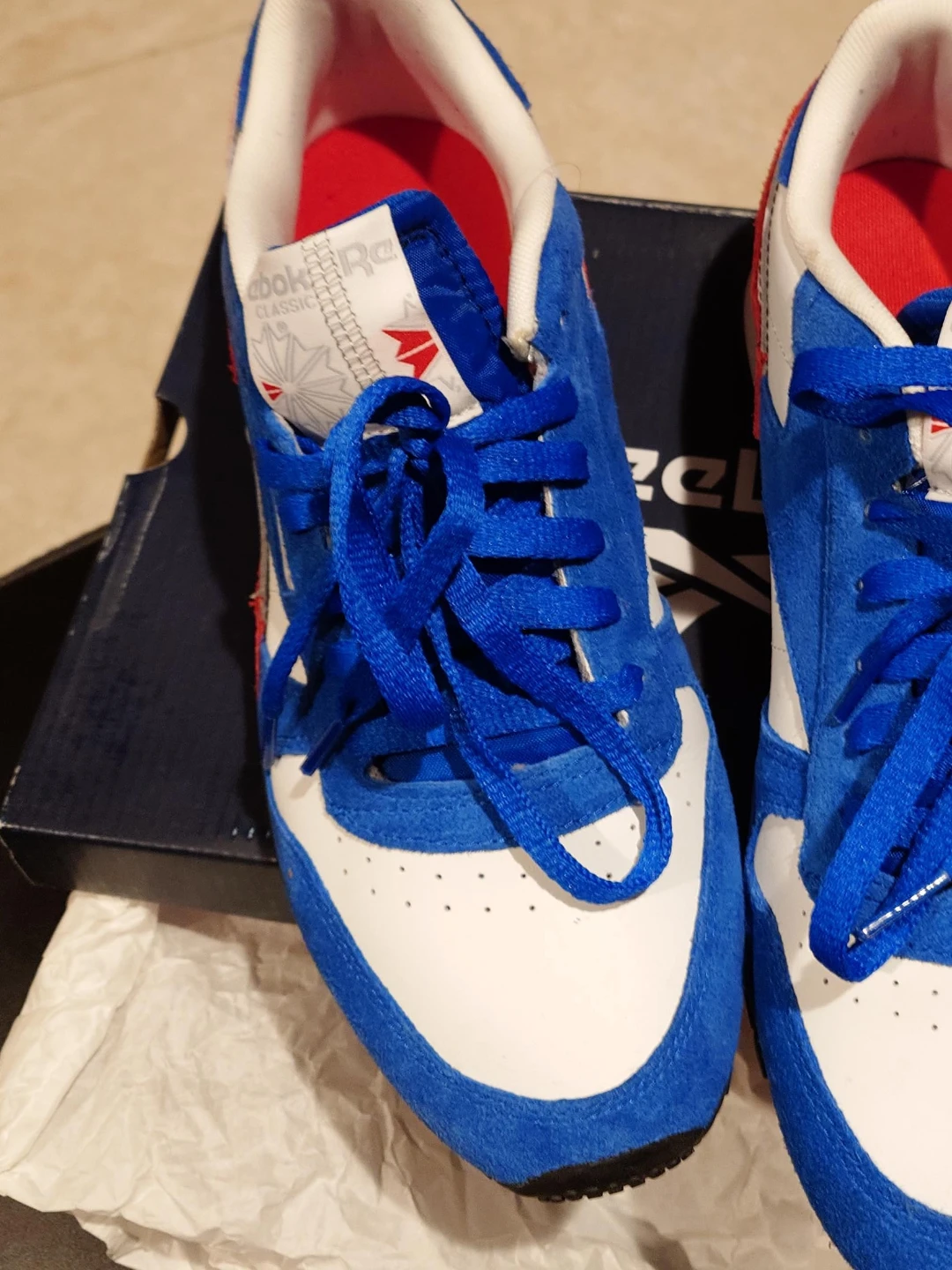 Reebok Classic Shoes - Blue/White