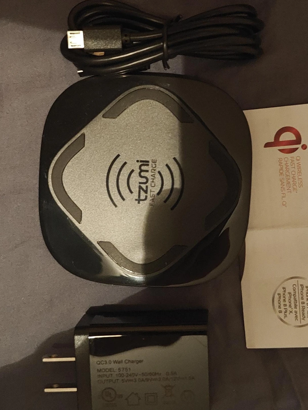 Tzumi Pocket Juice Wireless Fast Charger