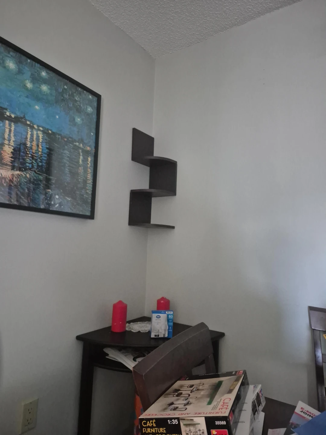 Corner Wall Shelf