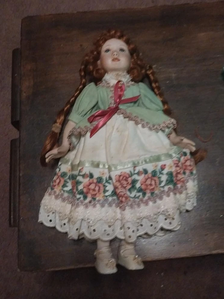 Musical Vintage Porcelain Doll