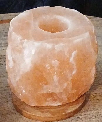 Himalayan tea light salt lamp