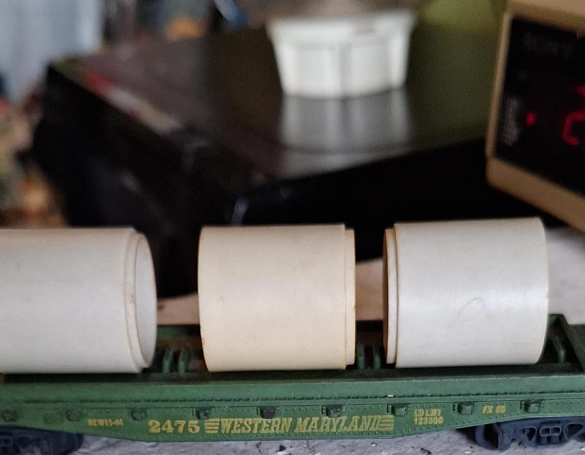 Western Maryland 2475 Train Car with 3 Cylinders