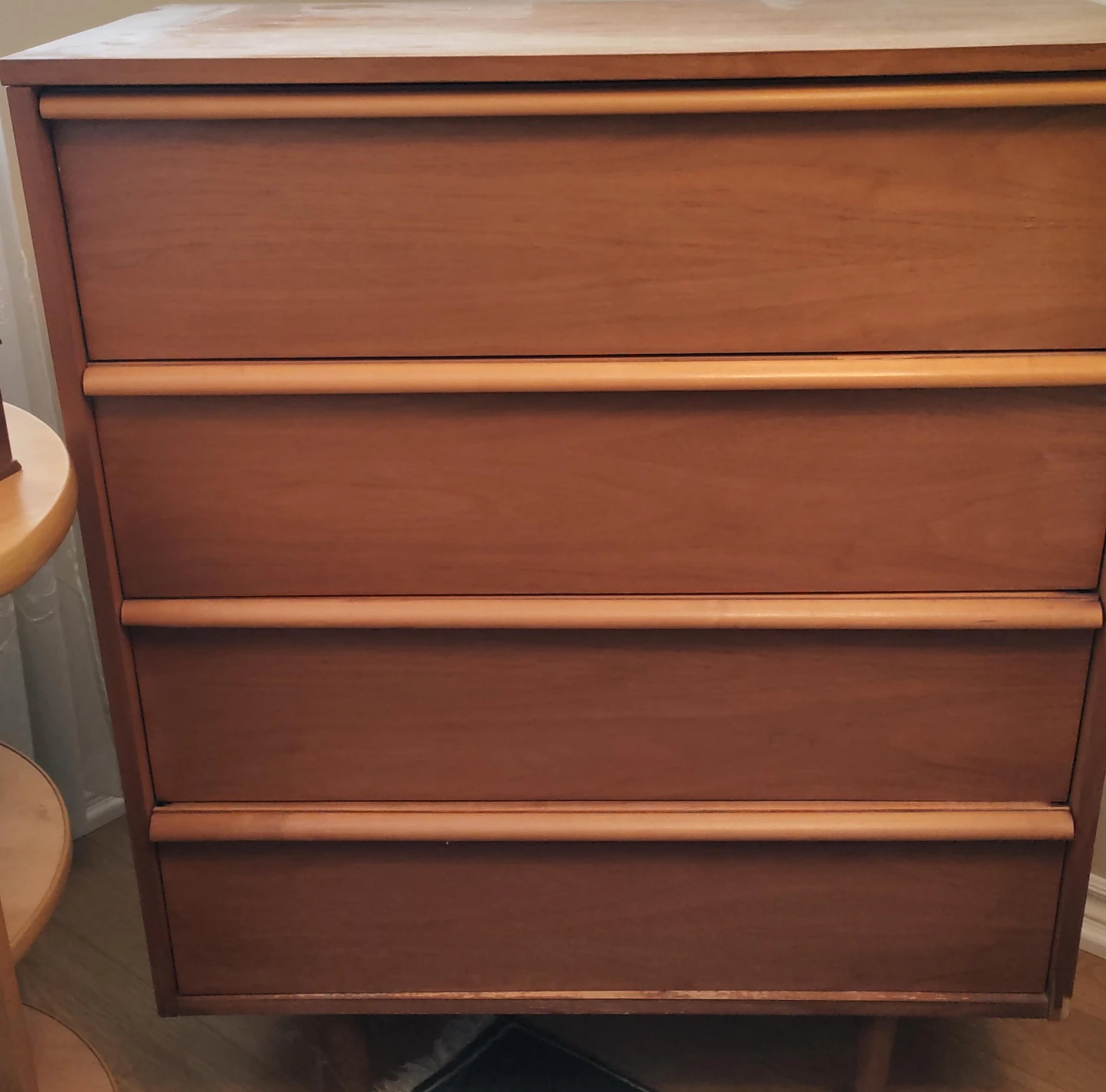 Wooden 4-Drawer Dresser