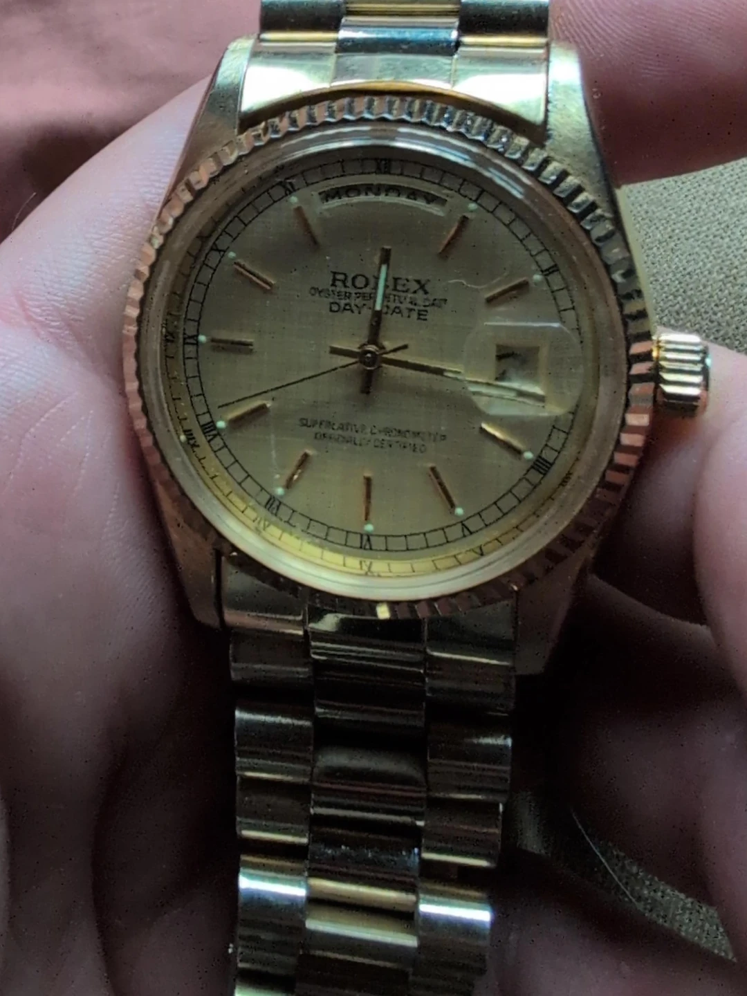Rolex Oyster Perpetual Day-Date Automatic Watch
