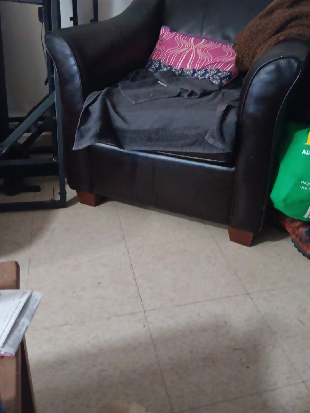 Dark Brown Armchair