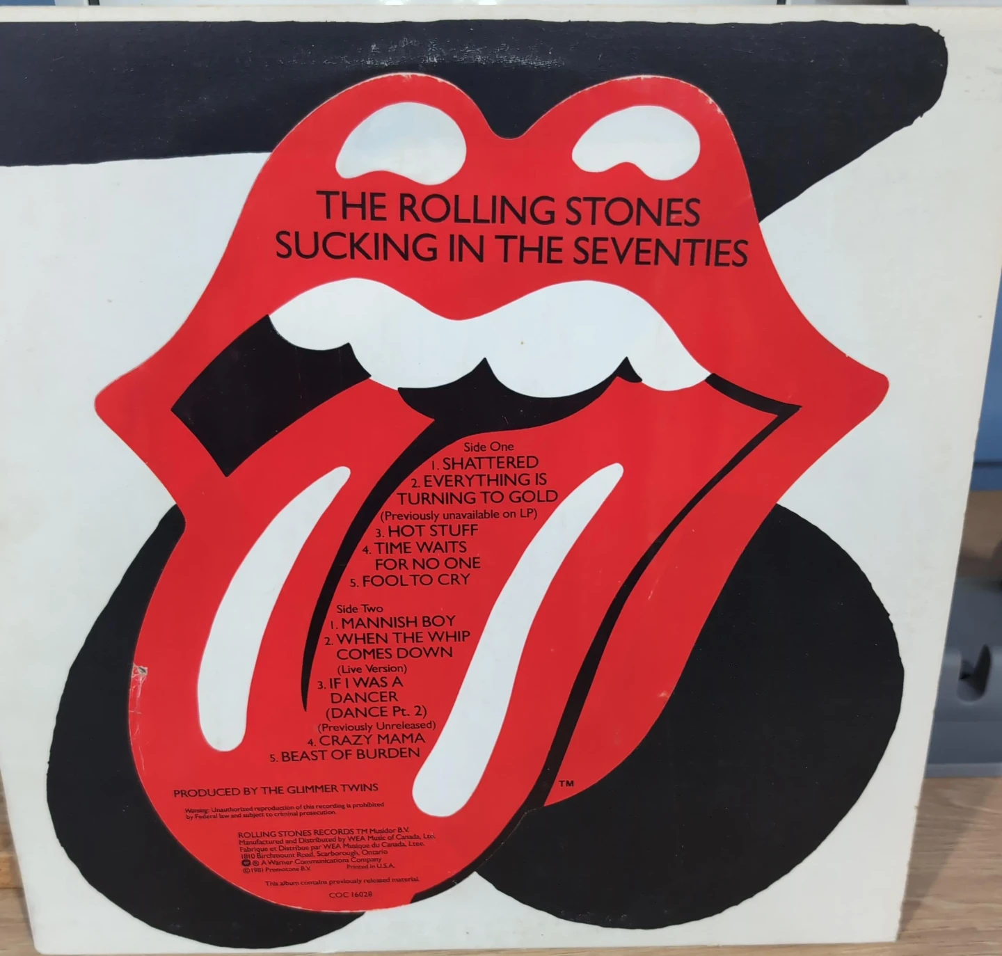 The Rolling Stones - Sucking in the Seventies Vinyl LP